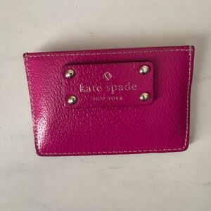 Kate Spade Pink Key Card Holder Sleek Design